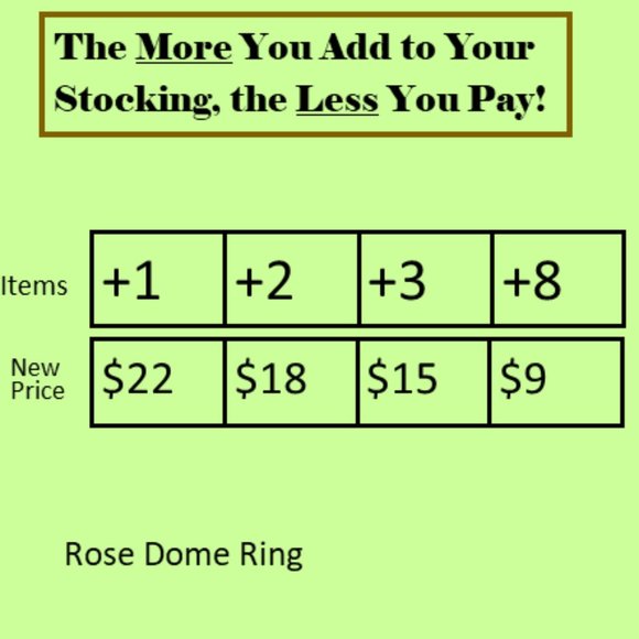 Rose Dome Ring - Picture 2 of 5